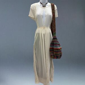 lauren conrad peasant flowy cottagecore retro lace sheer maxi kimono duster